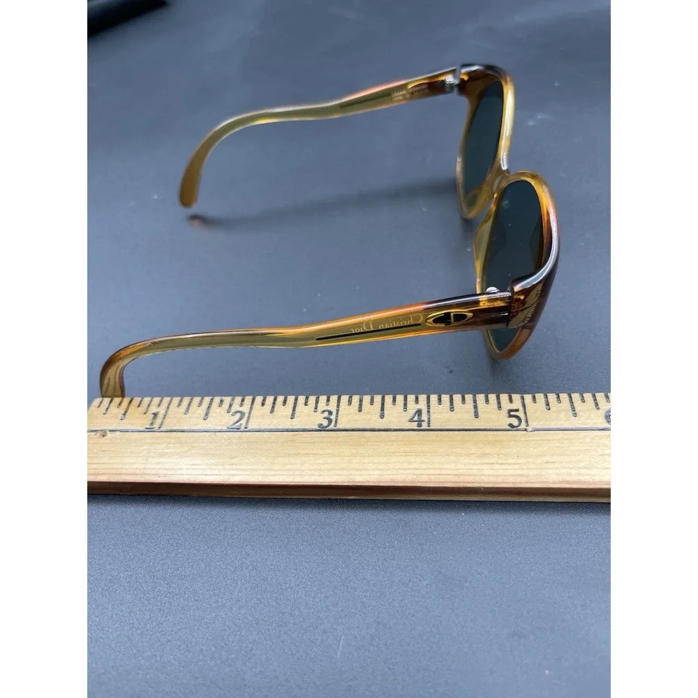 Christian Dior 2036-10 Optyl‎ Sunglasses Germany Brown Oversized Frames Only
